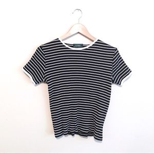 Vintage Ralph Lauren striped ringer tee